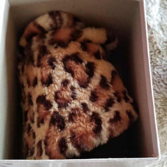 Vintage child leopard hat unique